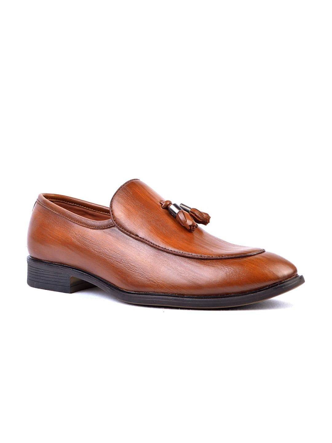 Cliff Fjord Men Leather Formal Tassel Loafers - view 1