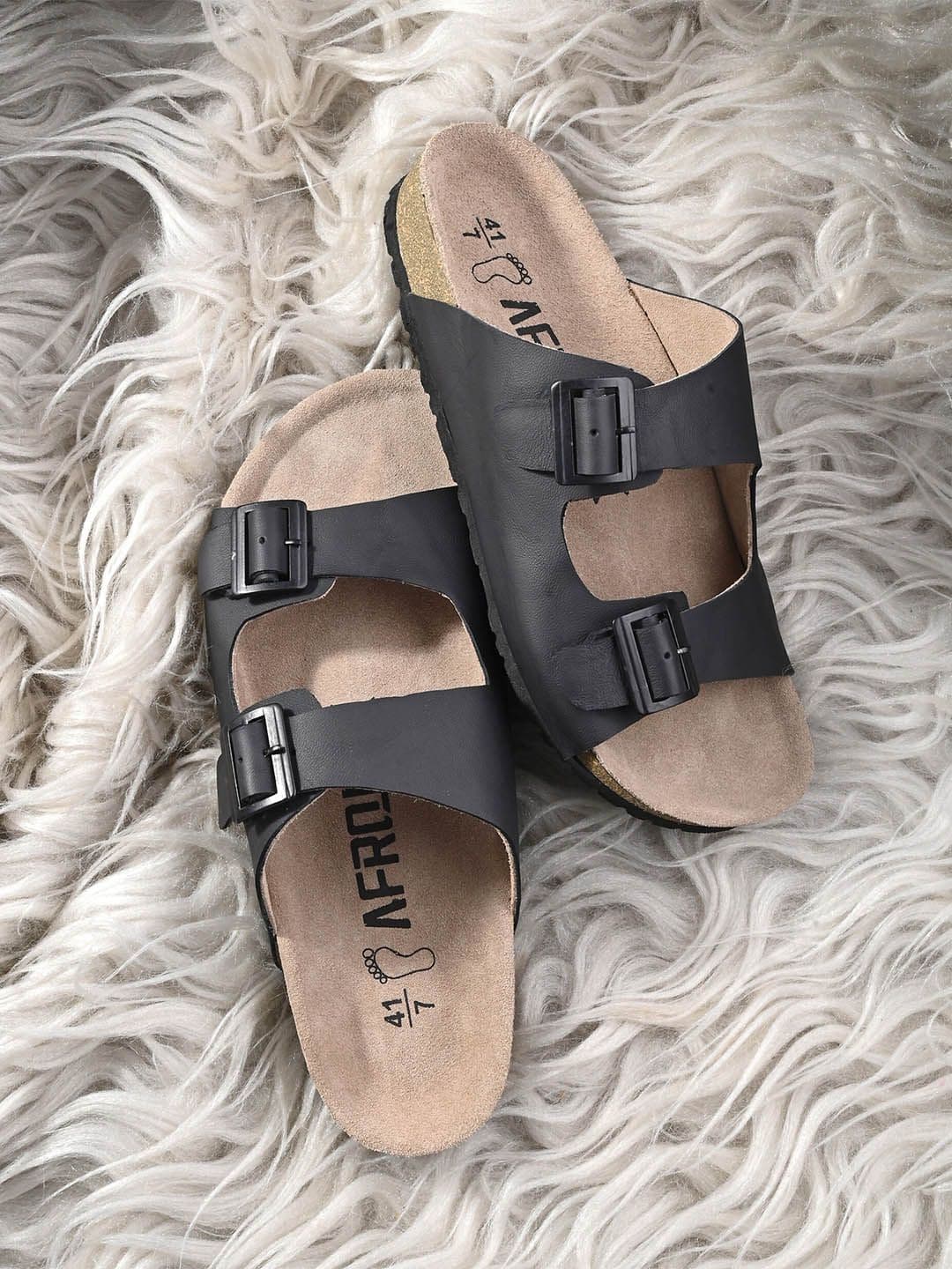 Afrojack Men Buckled sliders - view 1