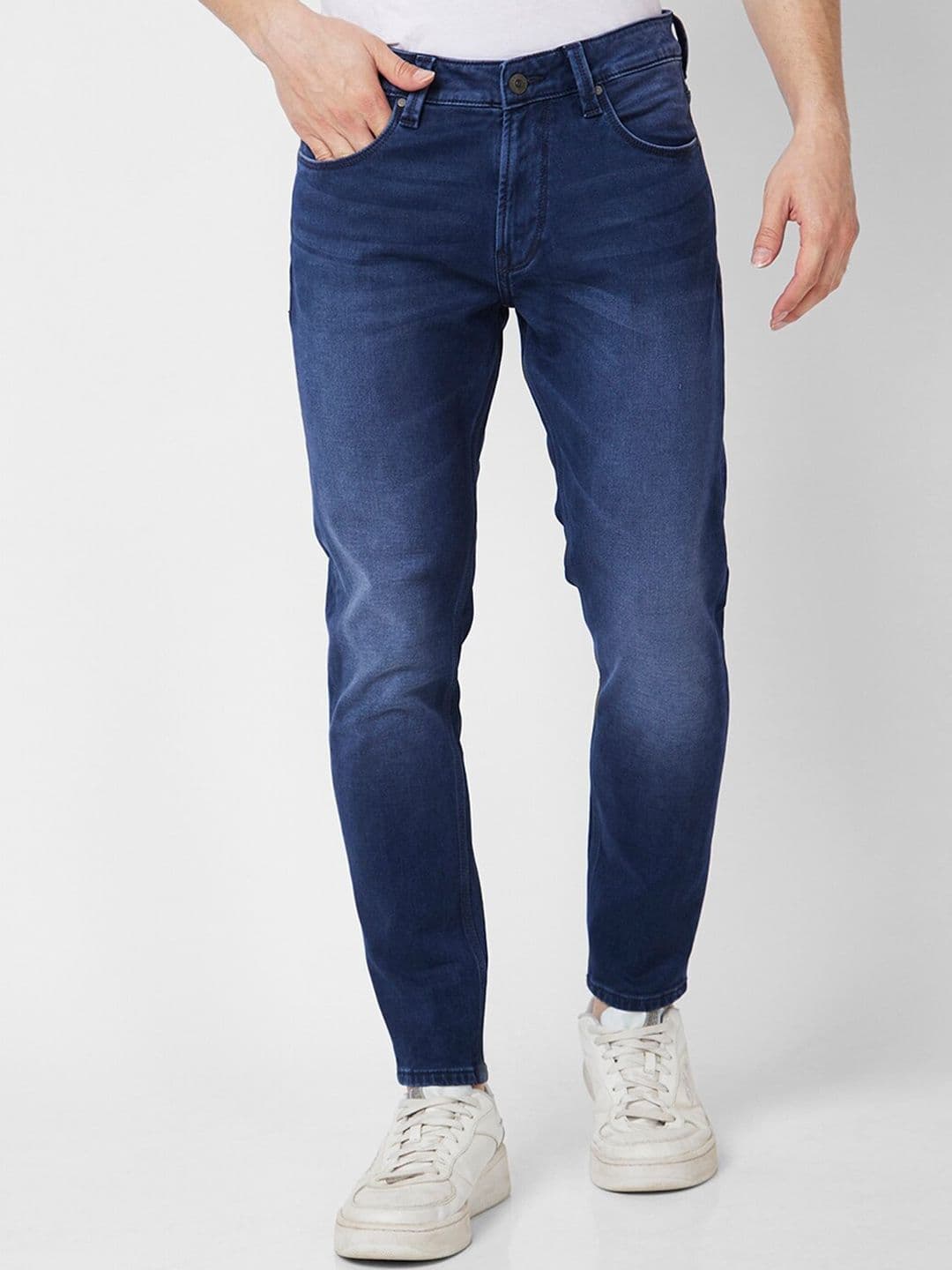 SPYKAR Men Mid-Rise Kano Skinny Fit Light Fade Clean Look Stretchable Jeans - view 1