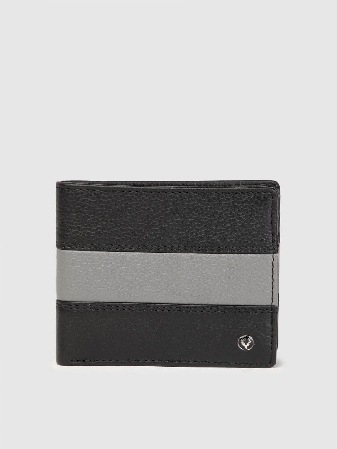 Allen Solly Men Colourblocked Leather Two Fold Wallet - view 1