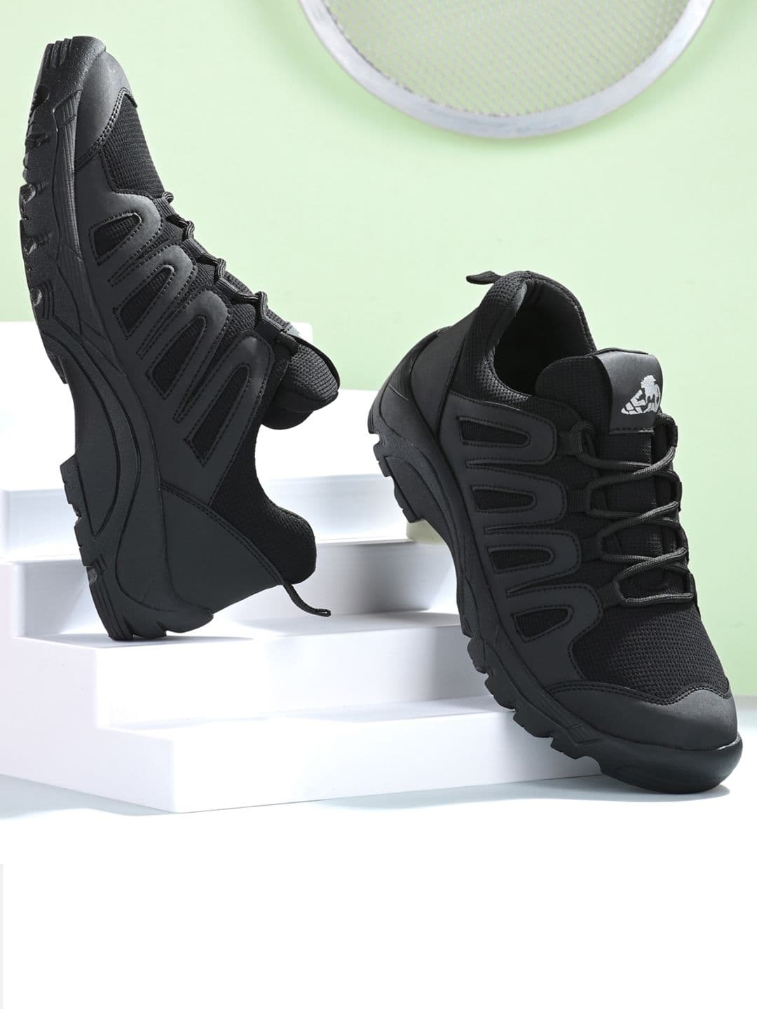 Leo's Fitness Shoes Men Mesh Trekking Non-Marking Shoes - view 1