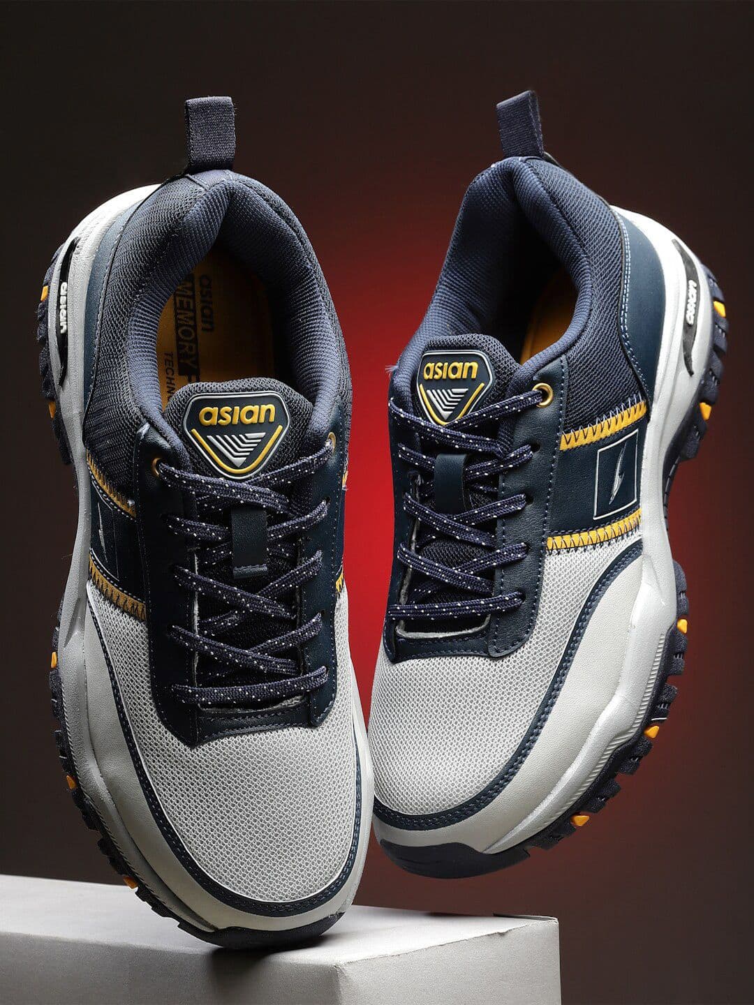 ASIAN Men Memory Foam Mesh Running Shoes - view 1