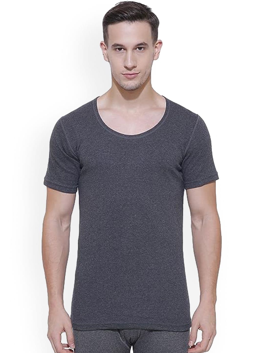 BODYCARE INSIDER Round Neck Wool Thermal Top - view 1