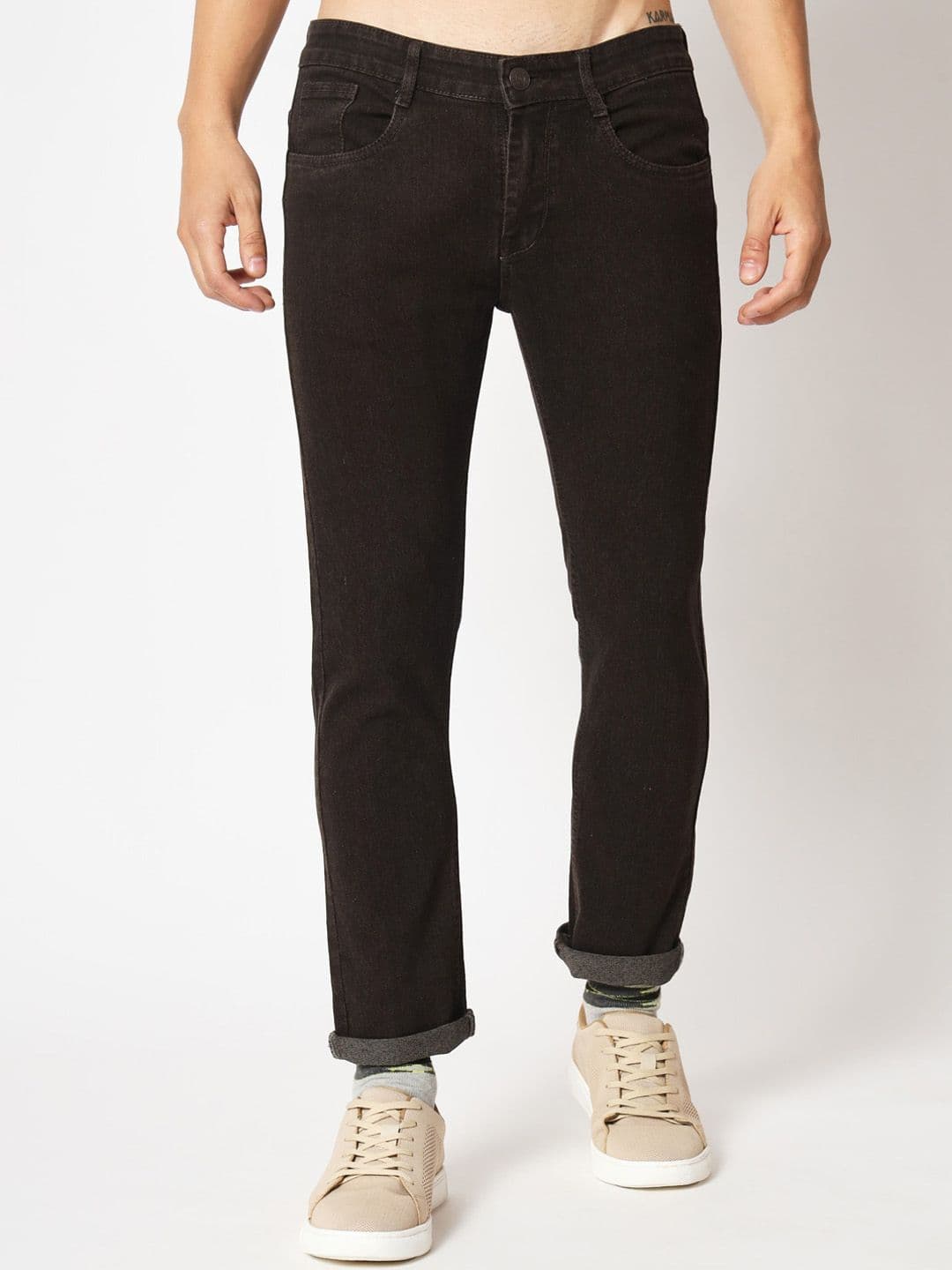 RAGZO Men Mid Rise Slim Fit Clean Look Stretchable Jeans - view 1