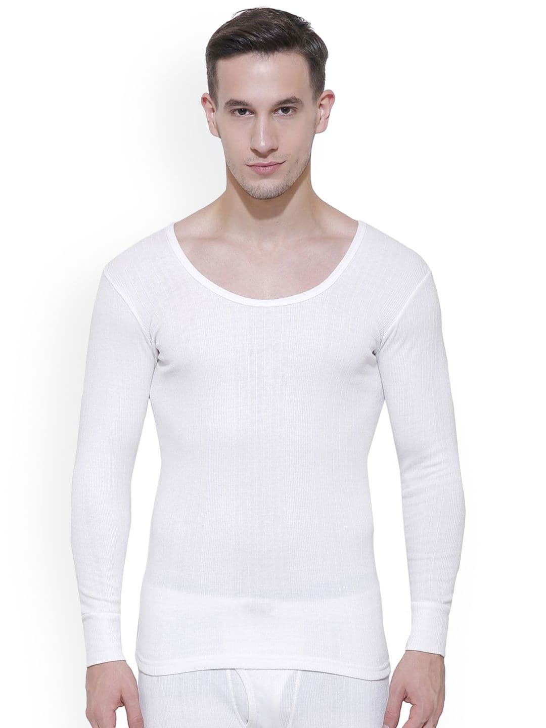 BODYCARE INSIDER Round Neck Cotton Thermal Top - view 1
