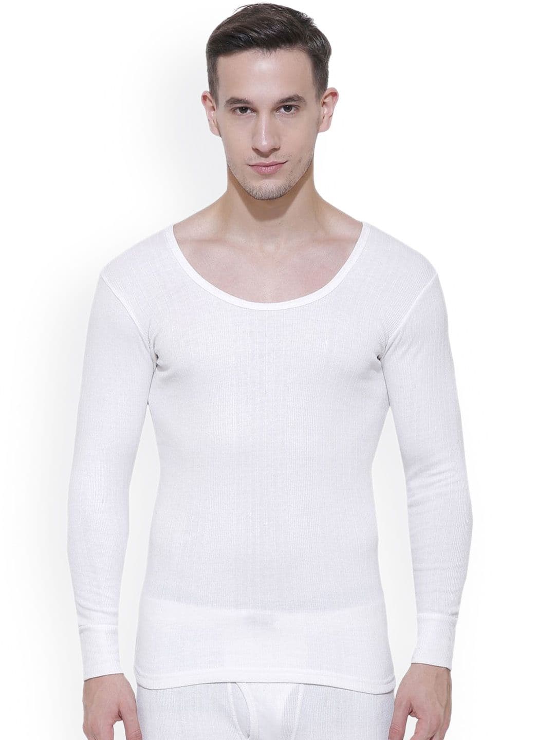 BODYCARE INSIDER Round Neck Cotton Thermal Top - view 1