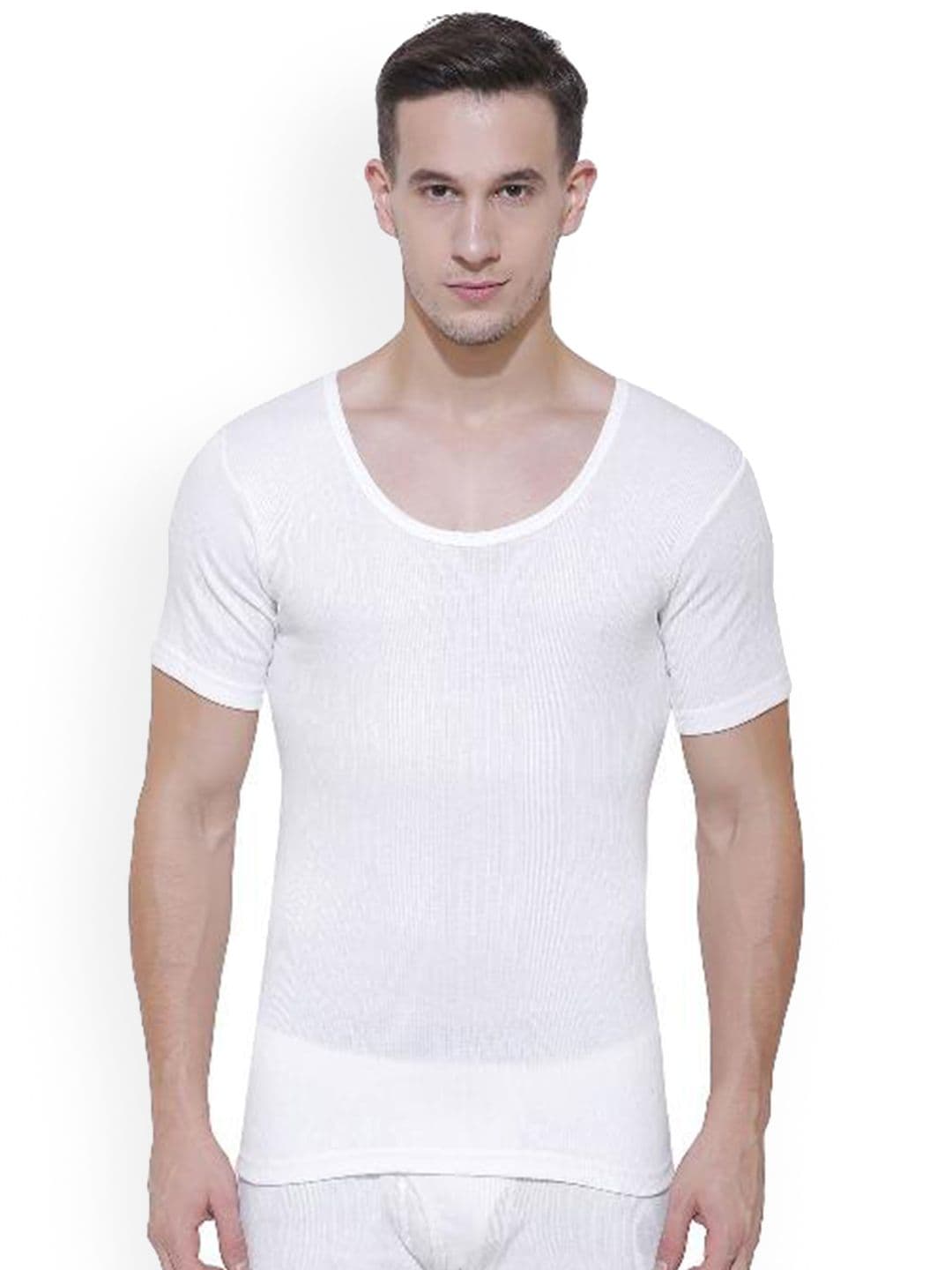BODYCARE INSIDER Round Neck Cotton Thermal Top - view 1