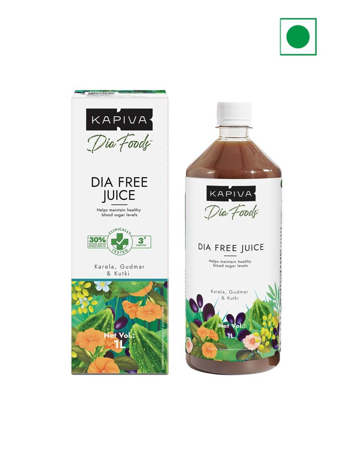 Kapiva DIA-Free Juice with Karela & Gudmar For Healthy Blood Sugar -1L - view 1