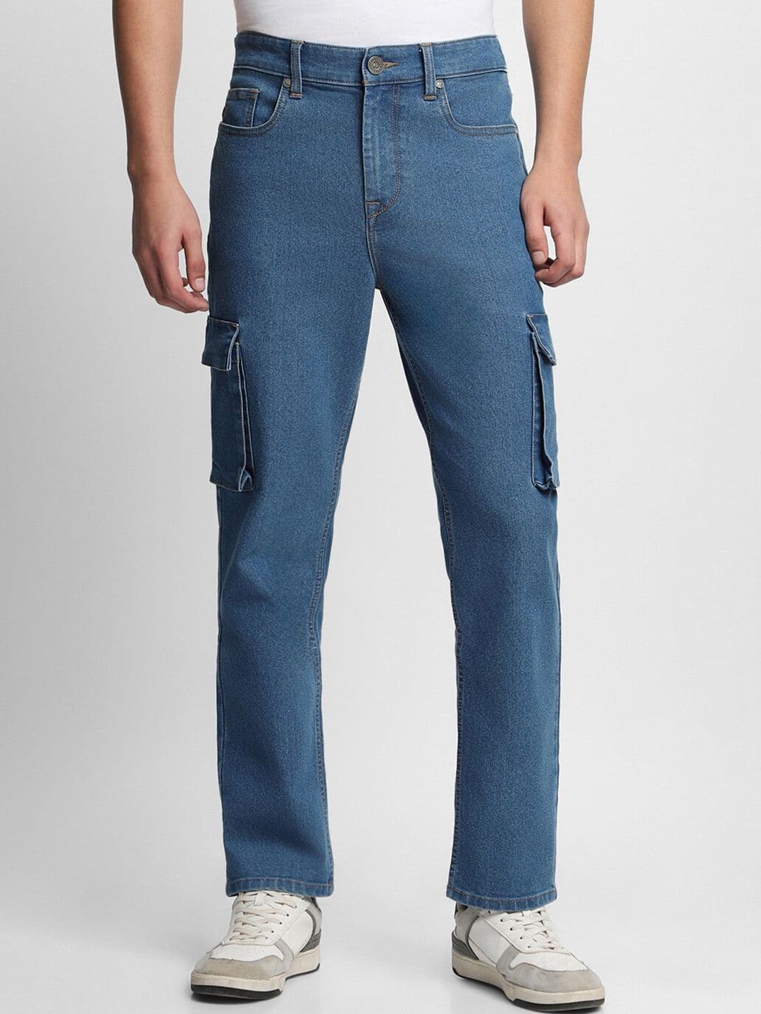 Dennis Lingo Men Straight Fit Light Fade Stretchable Jeans - view 1