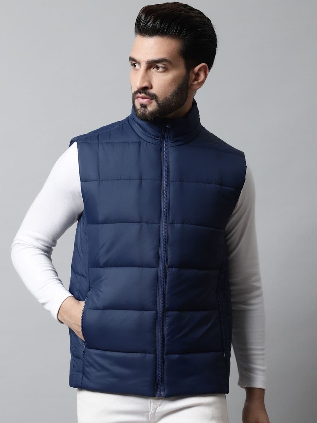 HOUSE OF VEDAS Men Lightweight Outdoor Quilted Jacket - view 1
