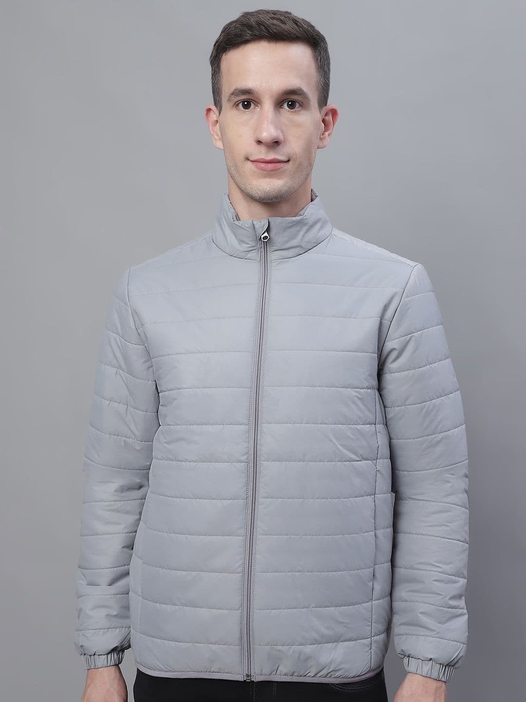HOUSE OF VEDAS Men Lightweight Longline Outdoor Quilted Jacket - view 1