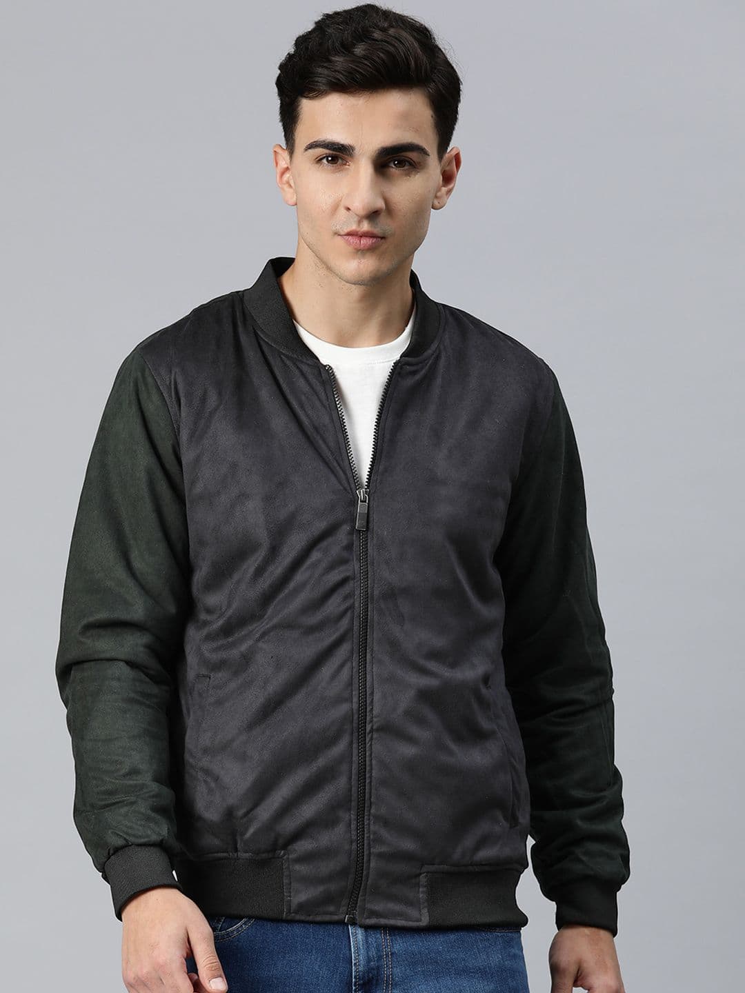 Pierre Carlo Men Suede Sporty Jacket - view 1