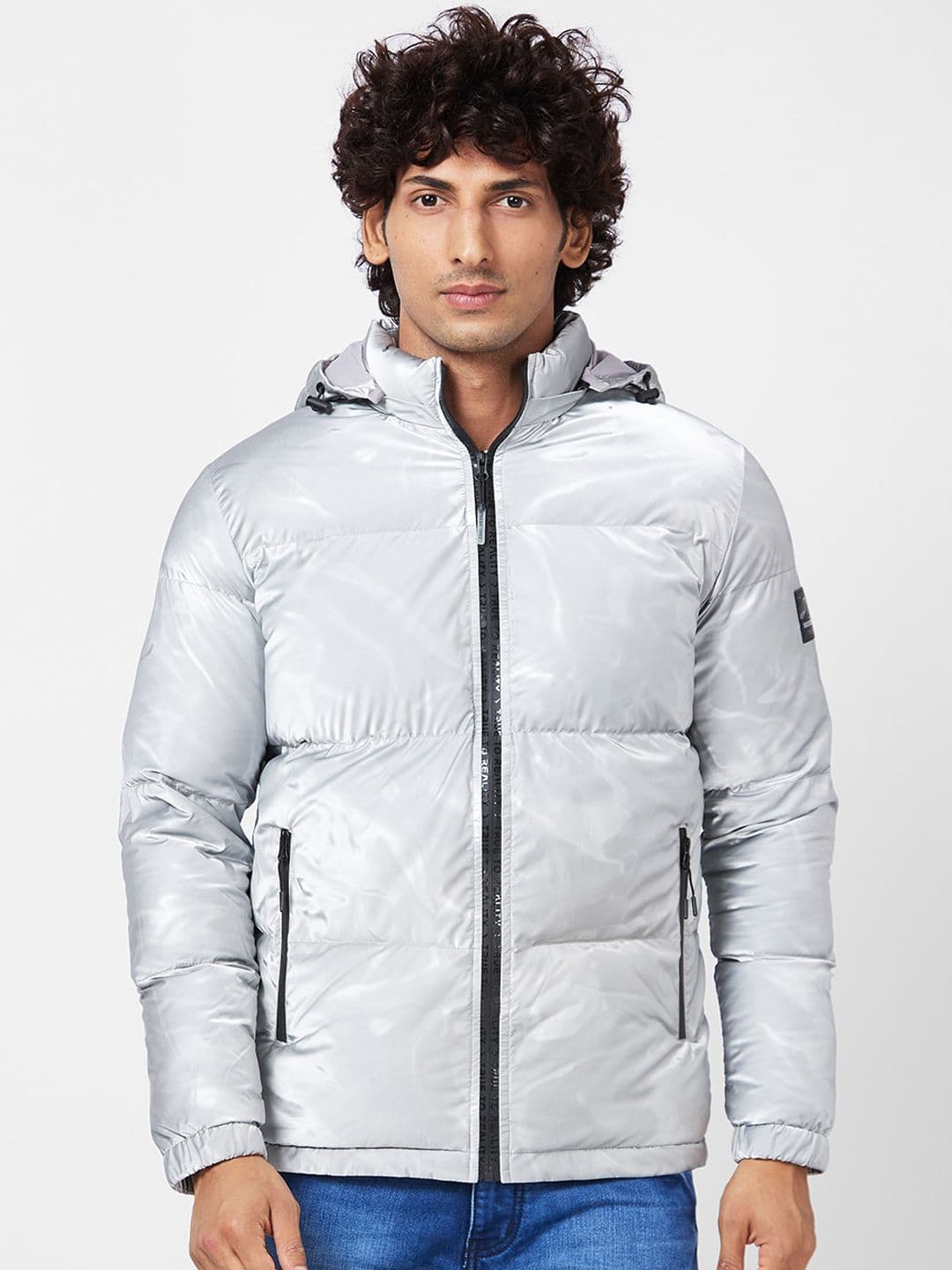 SPYKAR Hooded Padded Jacket - view 1
