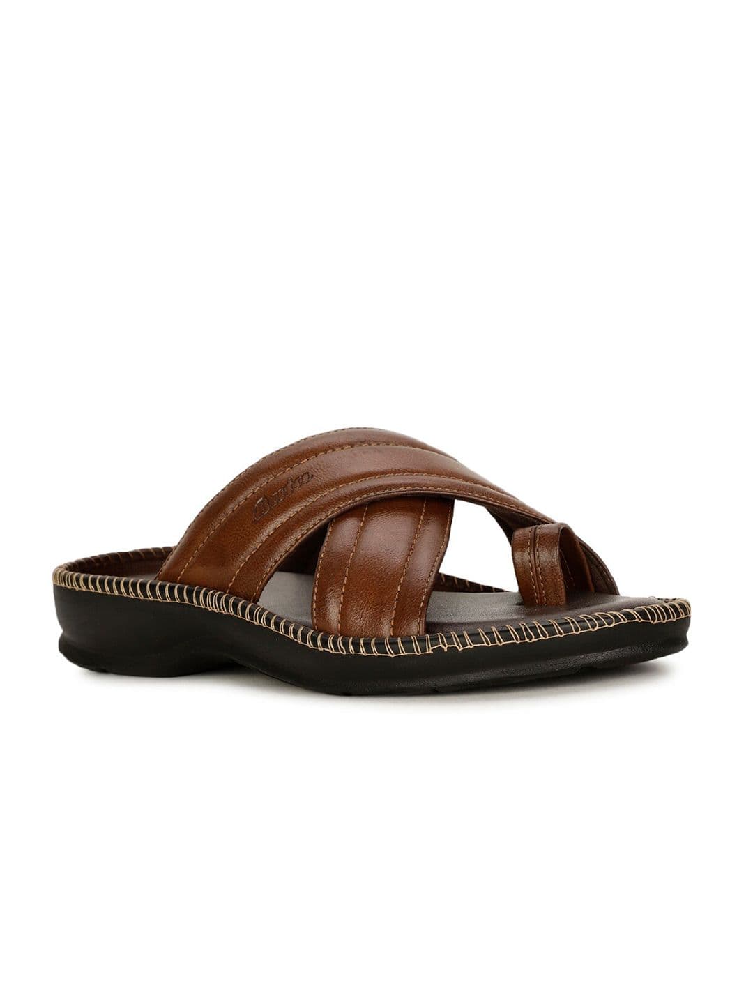 Bata Men Textured One Toe Comfort Sandals - view 1