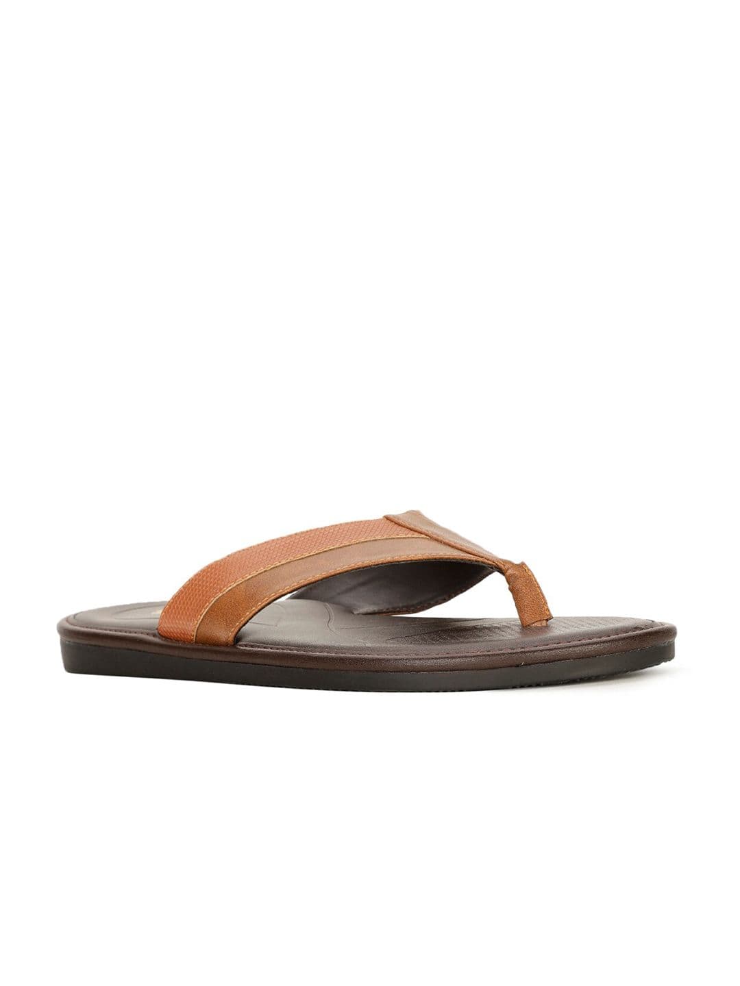 Bata Men Textured Thong Flip-Flops - view 1
