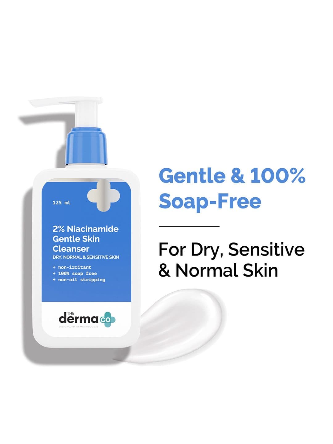 The Derma co. 2% Niacinamide Gentle Skin Cleanser for Sensitive, Dry, Normal Skin -125 ml - view 1