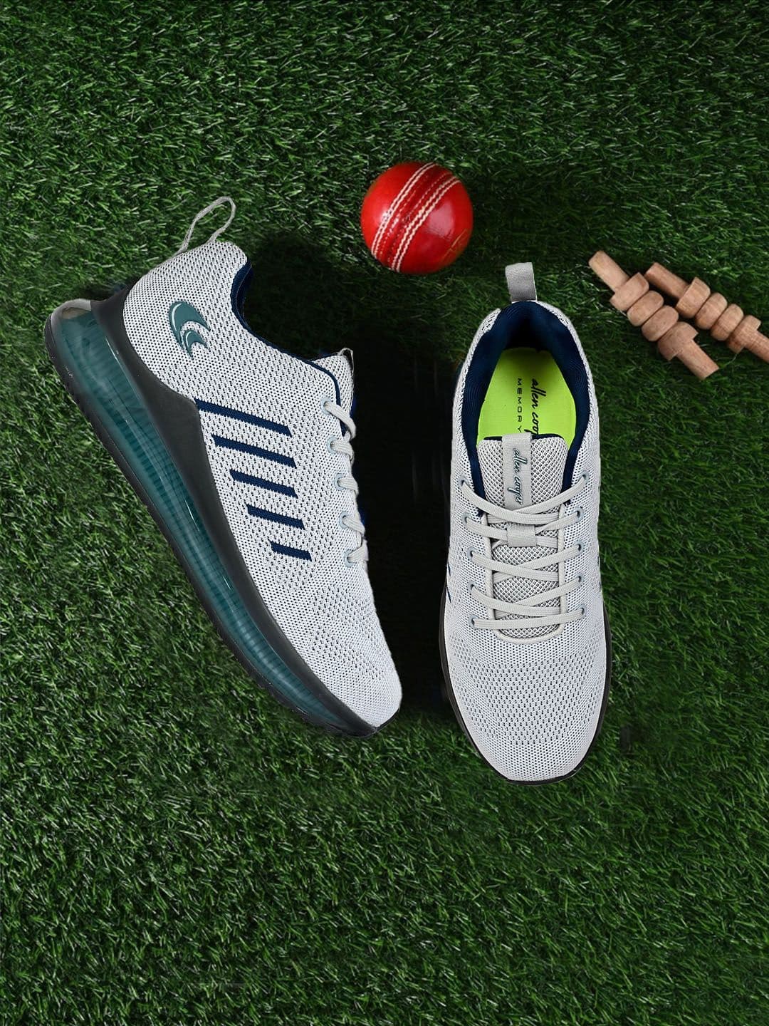 Allen Cooper Men Mesh Running Sports Shoes - view 1