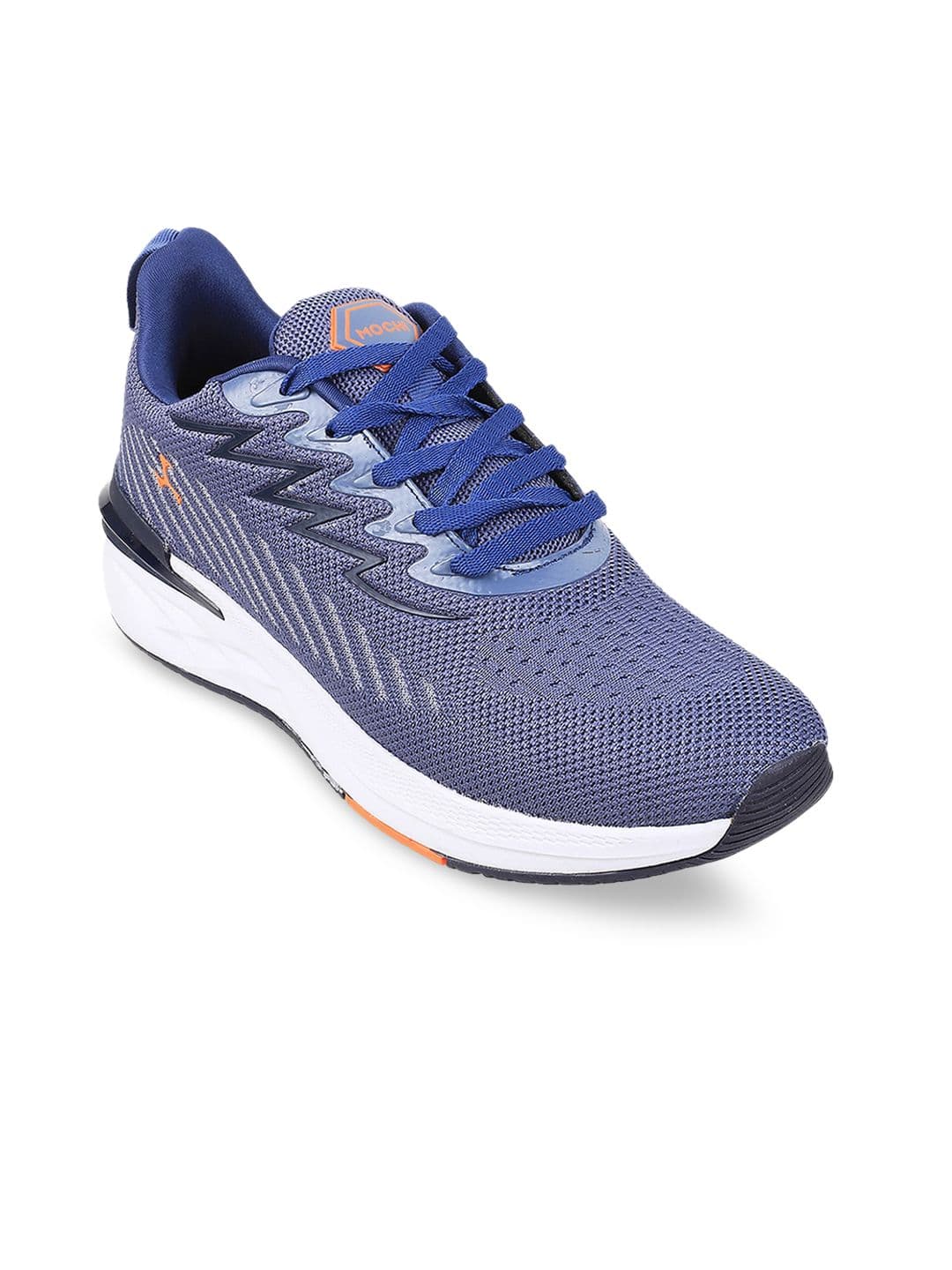 Mochi Men Textured Comfort Insole Contrast Sole Sneakers - view 1