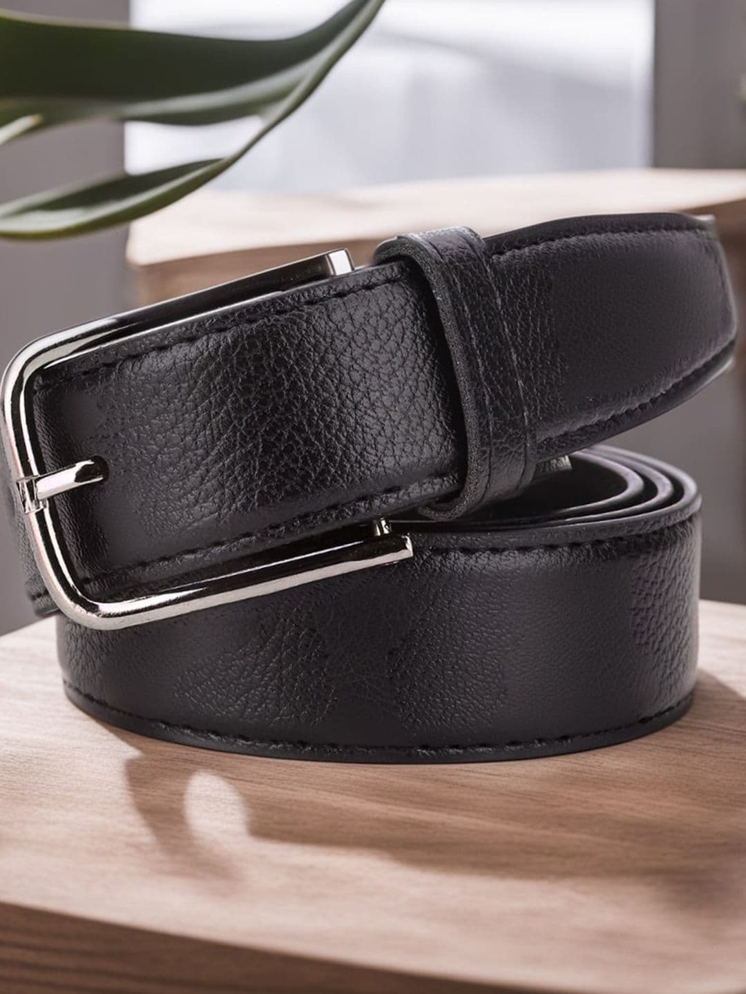 Roadster Men Textured Formal Belt - view 1