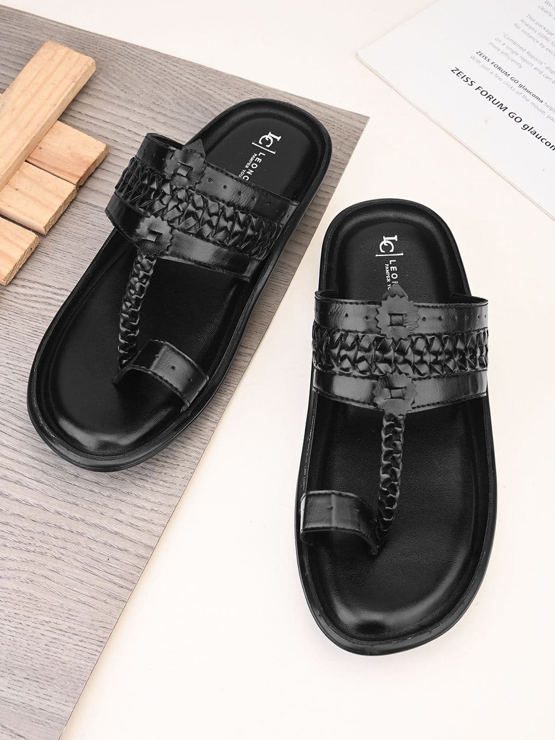 LEONCINO Men One Toe Comfort Sandals - view 1