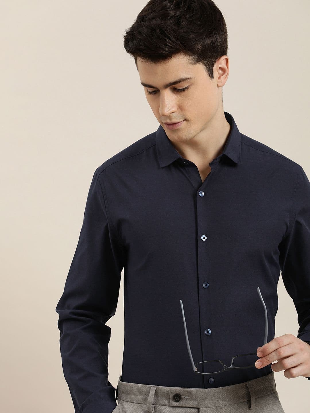 INVICTUS Men Opaque Formal Shirt - view 1