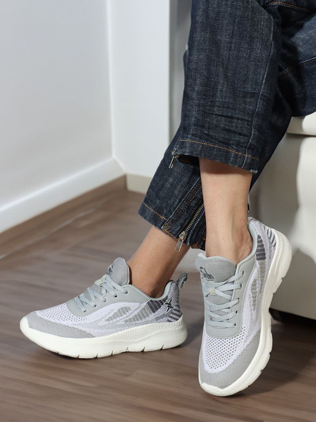 Carlton London sports Women Flyknit Mesh Jogging Shoes - view 1