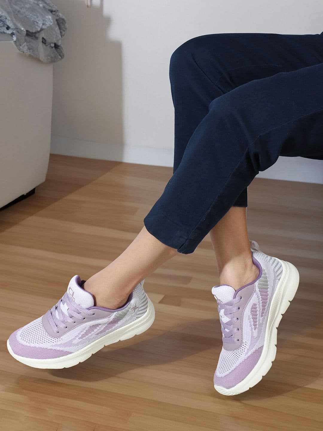 Carlton London sports Women Flyknit Mesh Jogging Shoes - view 1