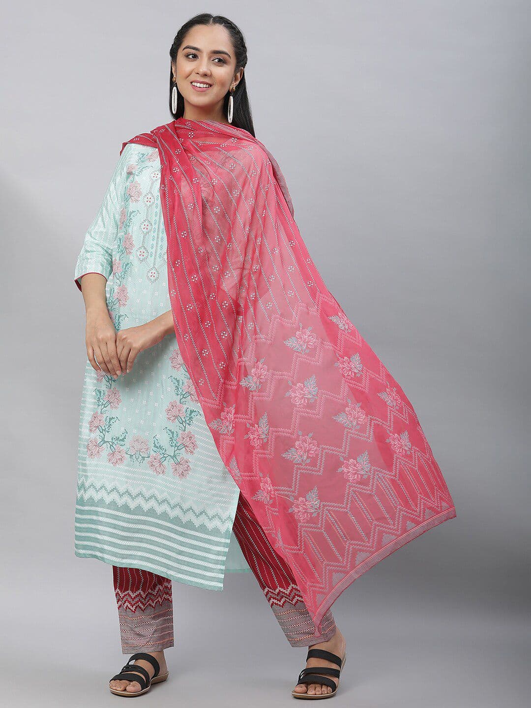 AURELIA Ethnic Motifs Printed Dupatta - view 1