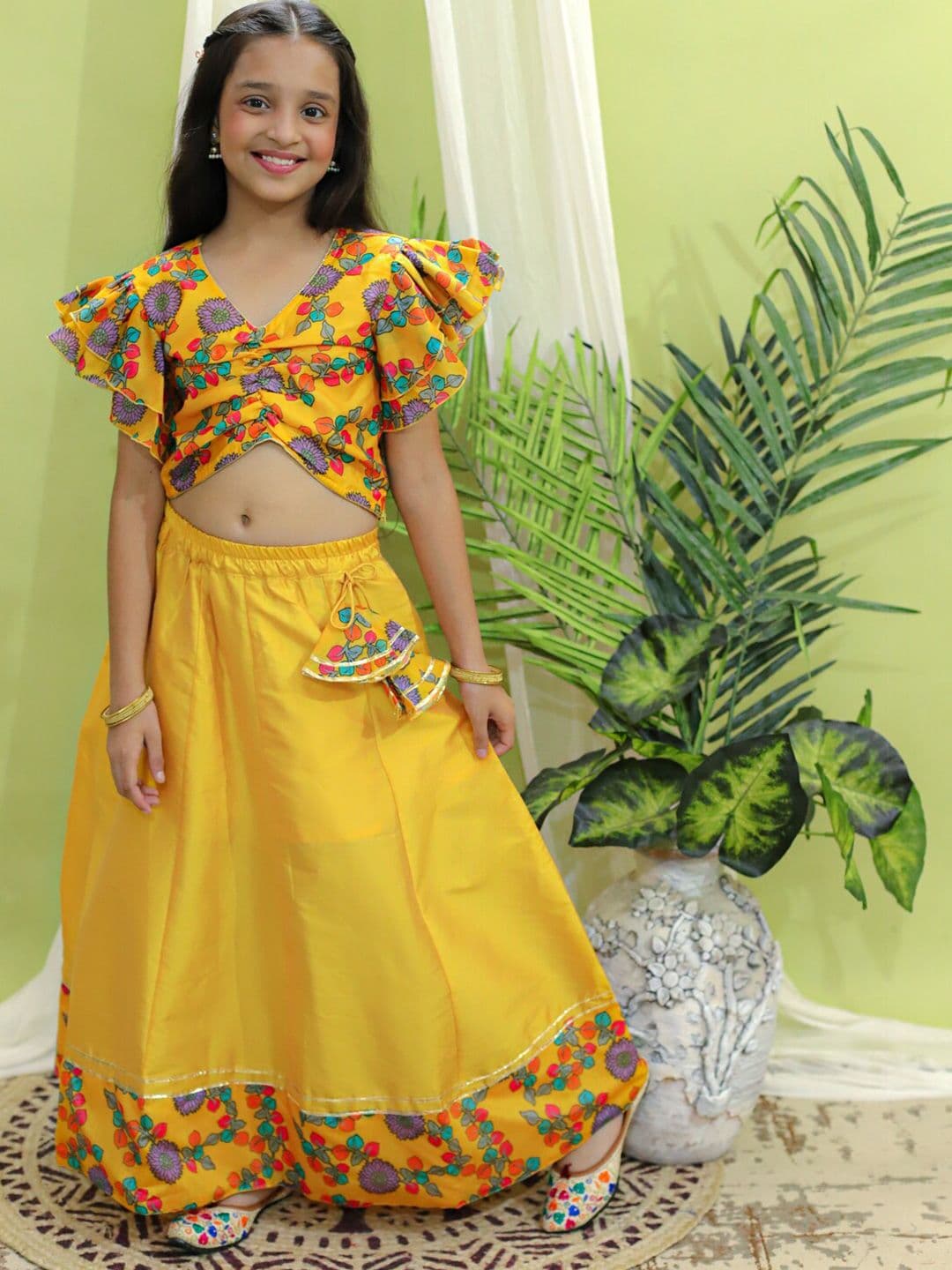 BownBee Girls Ready to Wear Lehenga & Blouse - view 1