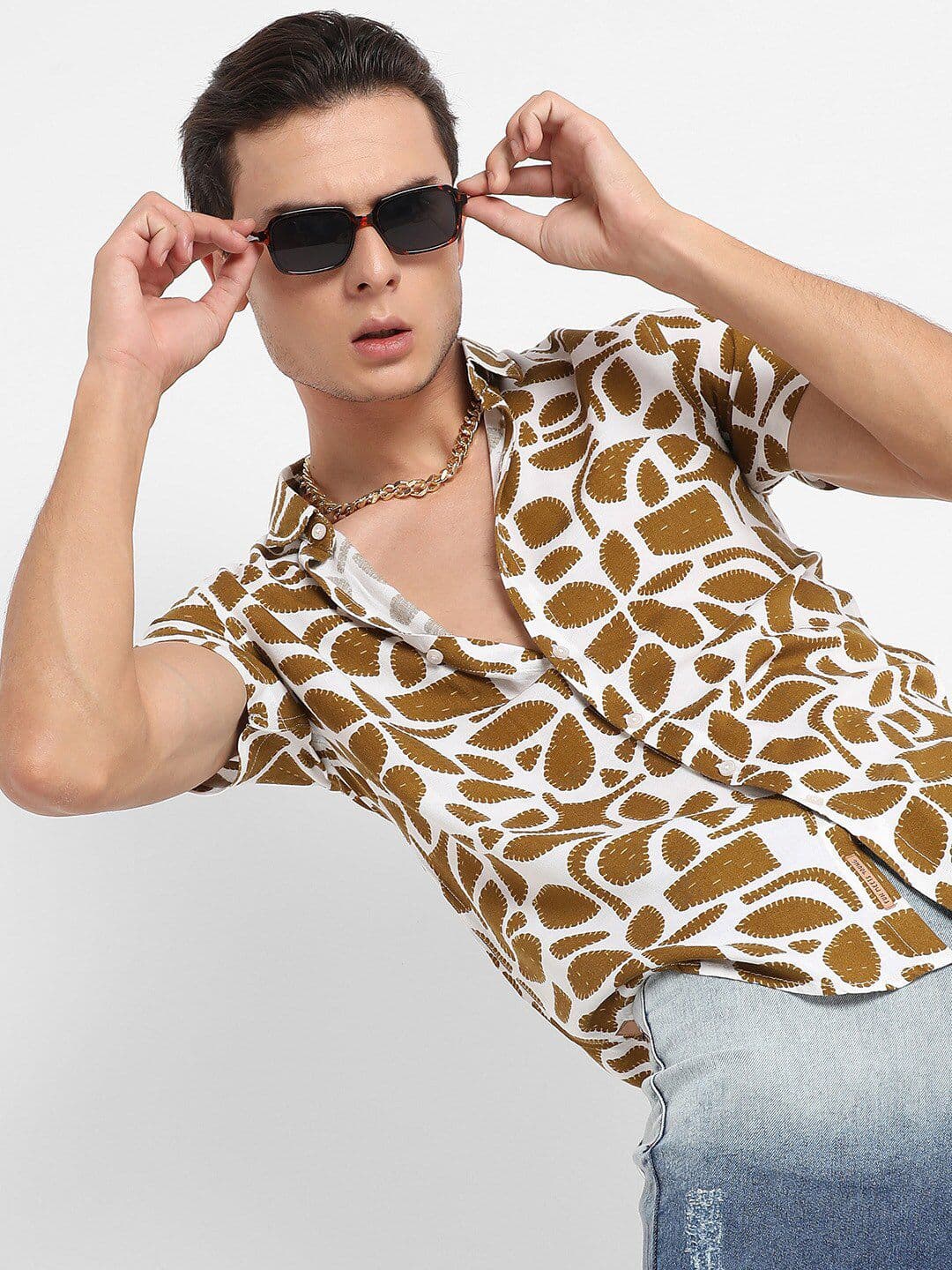 CAHOOT Classic Abstract Printed Casual Shirt - view 1