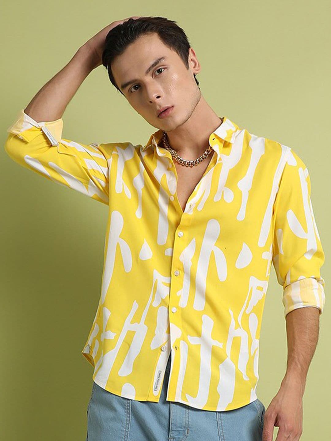 CAHOOT Men's Abstract Printed Classic Casual Shirt - view 1