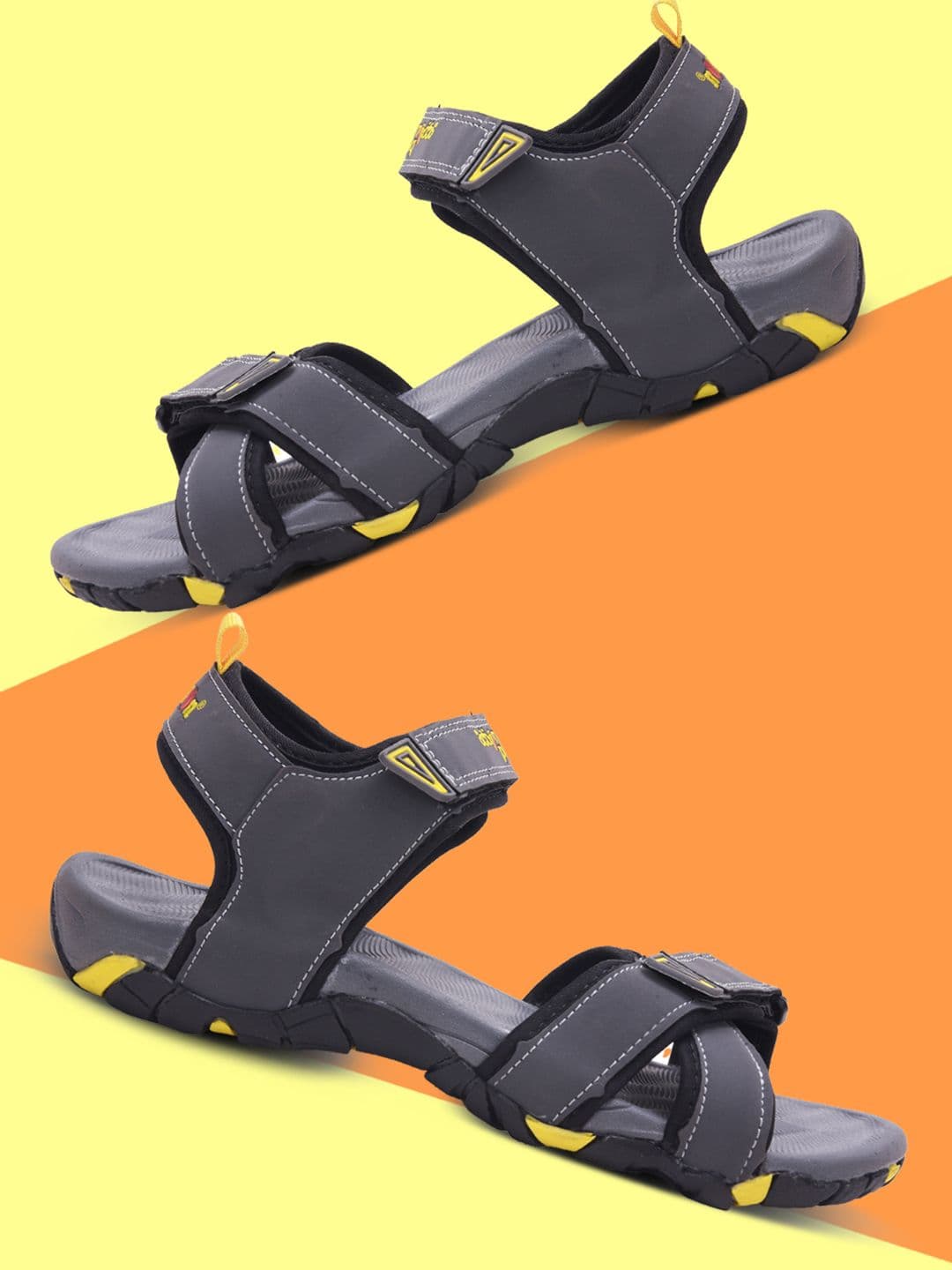 Action EVA Flotter Men Textured Sports Sandals - view 1