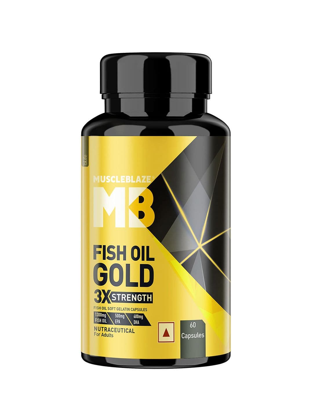 MuscleBlaze Omega-3 Fish Oil Gold Capsules 1250mg - 60 Capsules - view 1