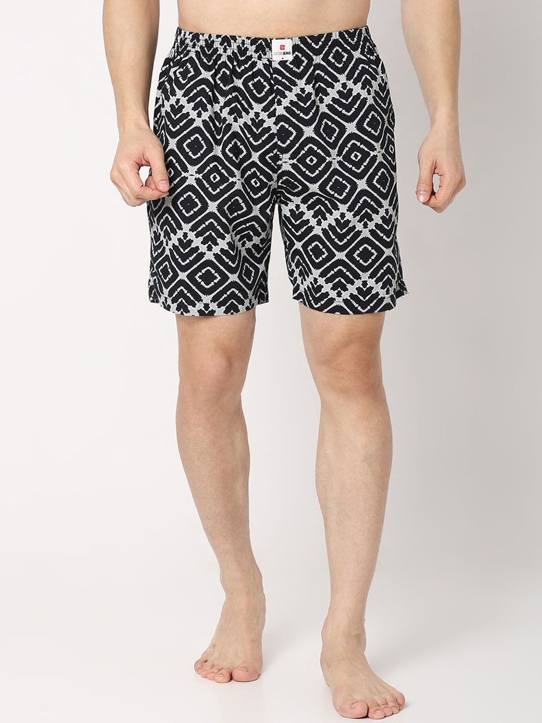 UnderJeans by Spykar Geometric Printed Boxers UJNPBX0059042A - view 1