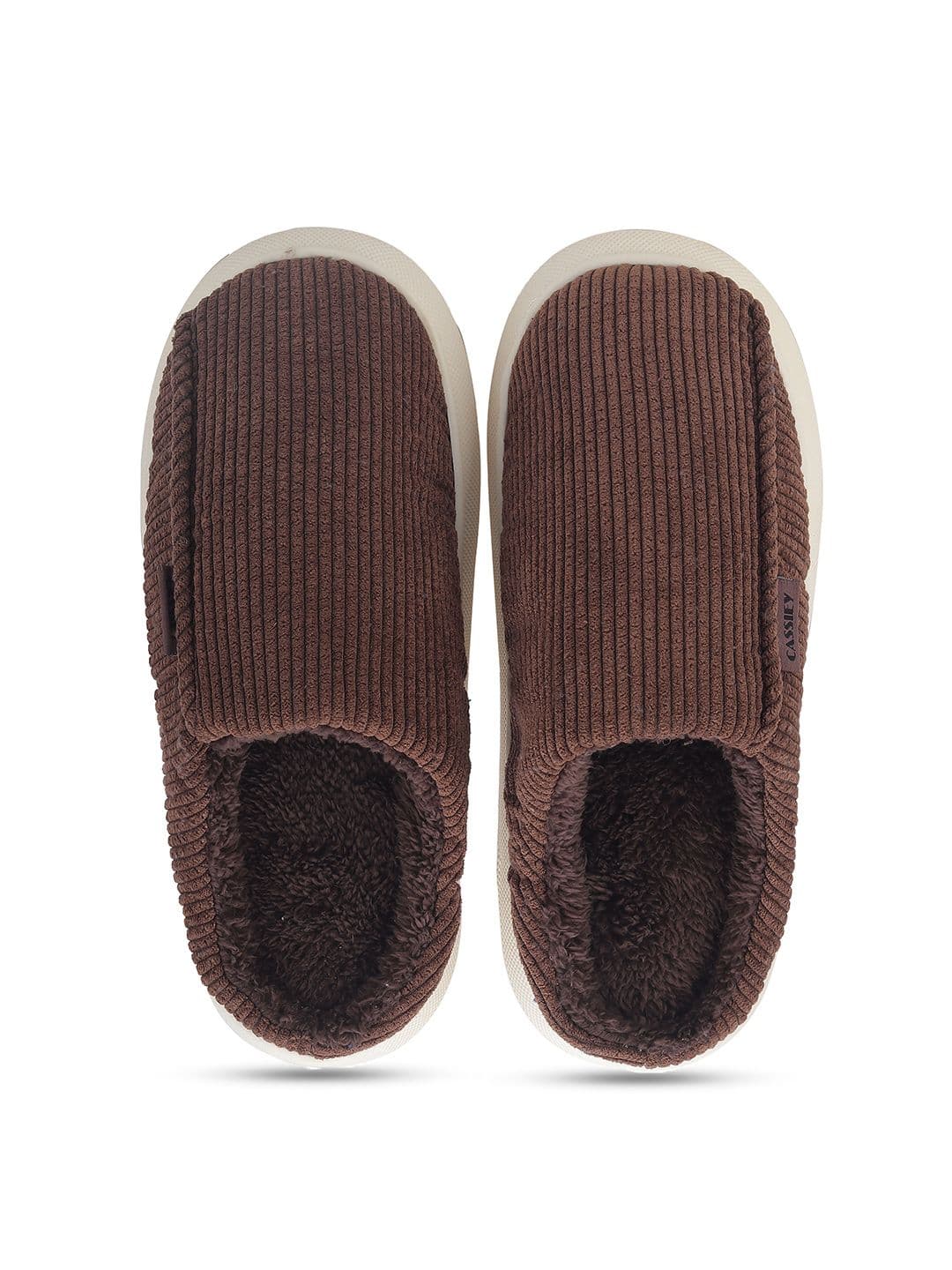 CASSIEY Men Self Design Fur Room Slippers - view 1