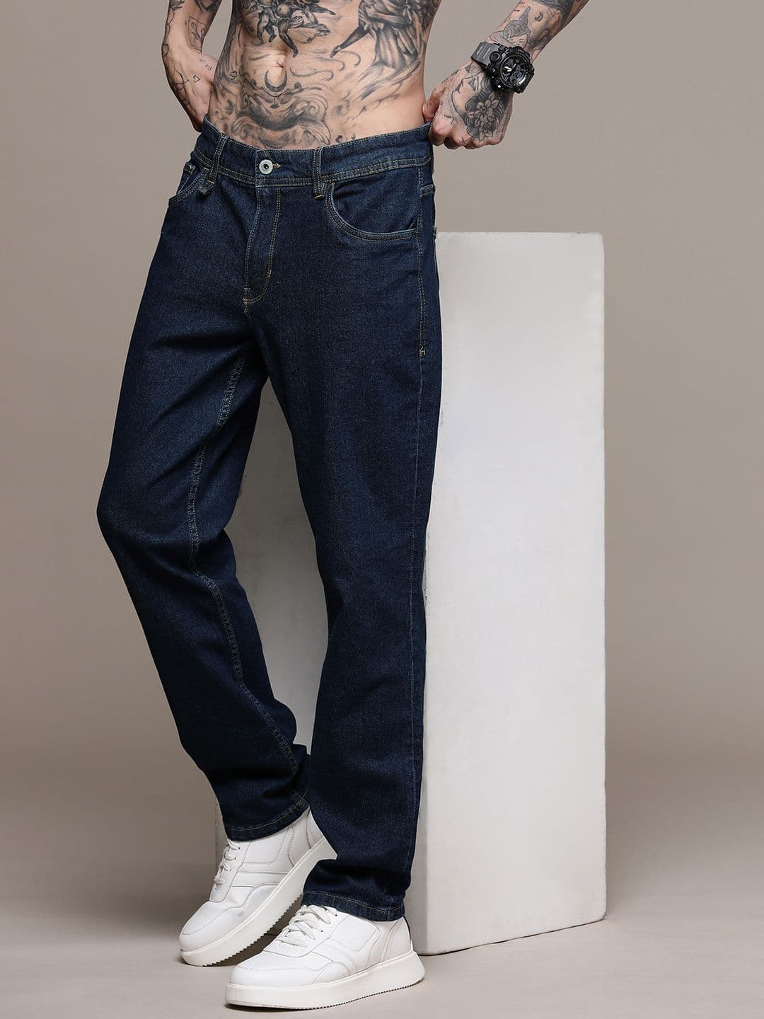 The Roadster Life Co. Men Slim Fit Stretchable Jeans - view 1
