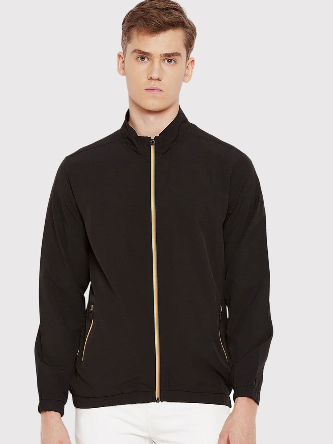 PERFKT-U Mock Collar Lightweight Antimicrobial Sporty Jacket - view 1