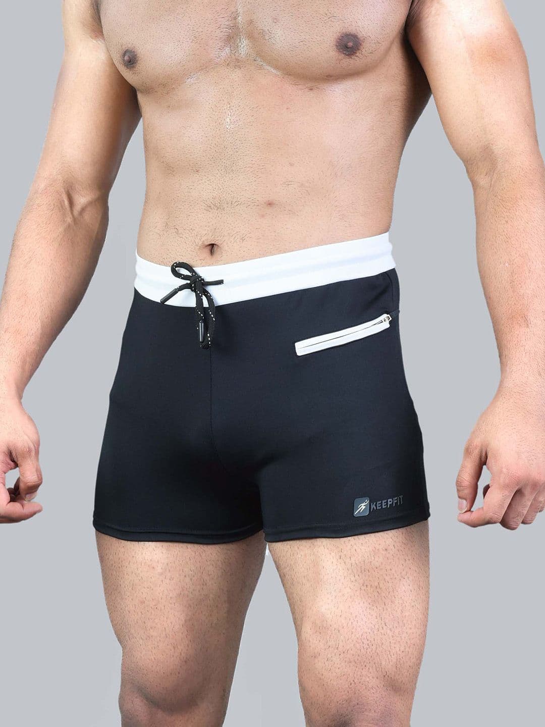 Keepfit Men Mid-Rise Breathable Swim Trunks - view 1