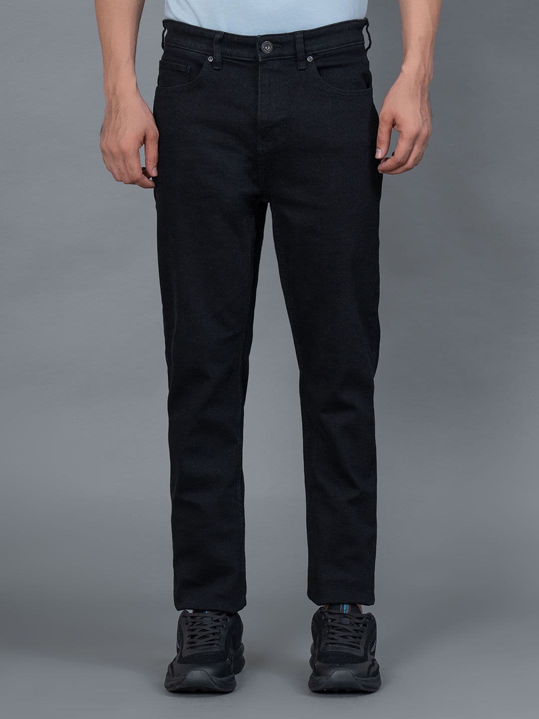Red Tape Men Clean Look Mid-Rise Cotton Light Fade Stretchable Jeans - view 1
