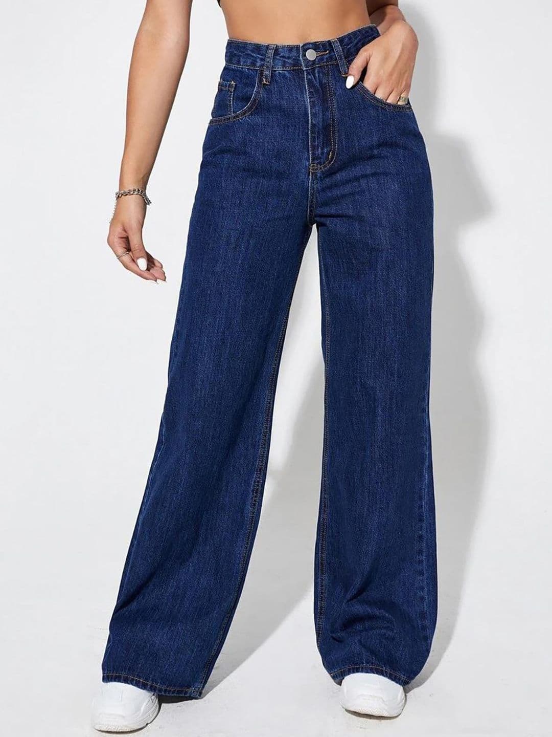 KOTTY Basics Women Jean Straight Fit High-Rise Clean Look Stretchable Cotton Jeans - view 1