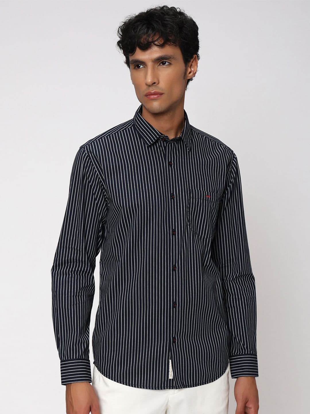 Mufti Classic Slim Fit Pure Cotton Casual Shirt - view 1