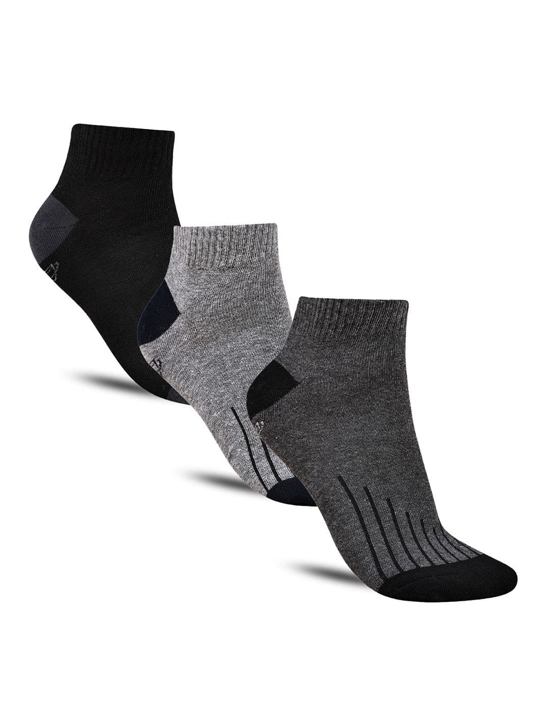 Dollar Socks Men Pack Of 3 Patterned Cotton Ankle Length Socks - view 1