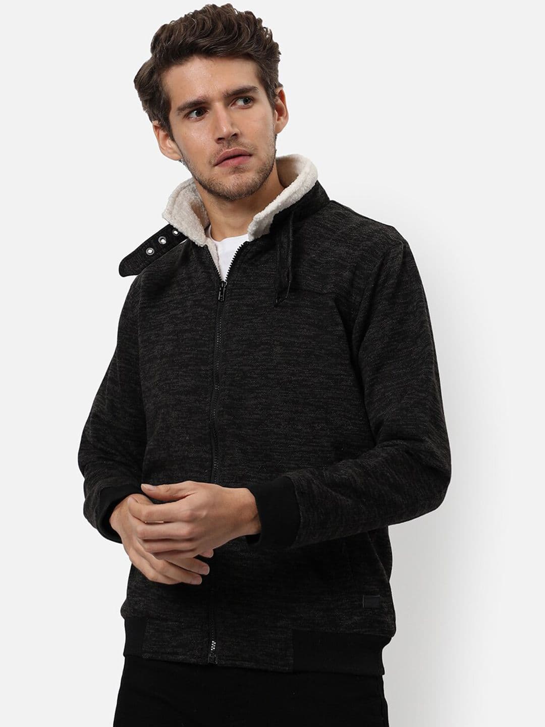 CAHOOT Campus Sutra Faux Fur Trim Windcheater Cotton Tailored Jacket - view 1