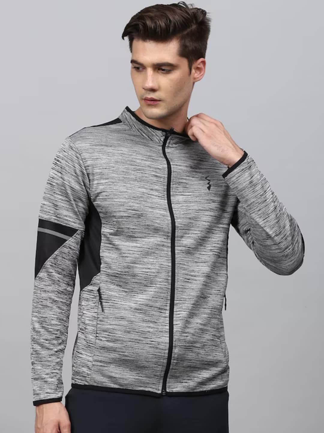 CAHOOT Campus Sutra Stand Collar Windcheater Open Front Jacket - view 1