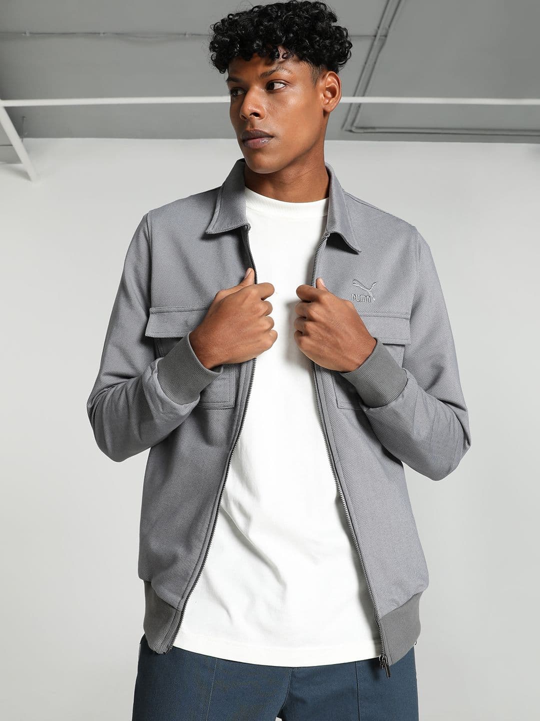 Puma Spread Collar Outdoor Tailored Jacket - view 1