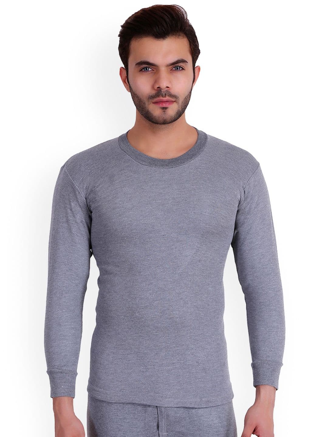 T.T. Round Neck Long Sleeves Slim Fit Titanic Thermal Top - view 1