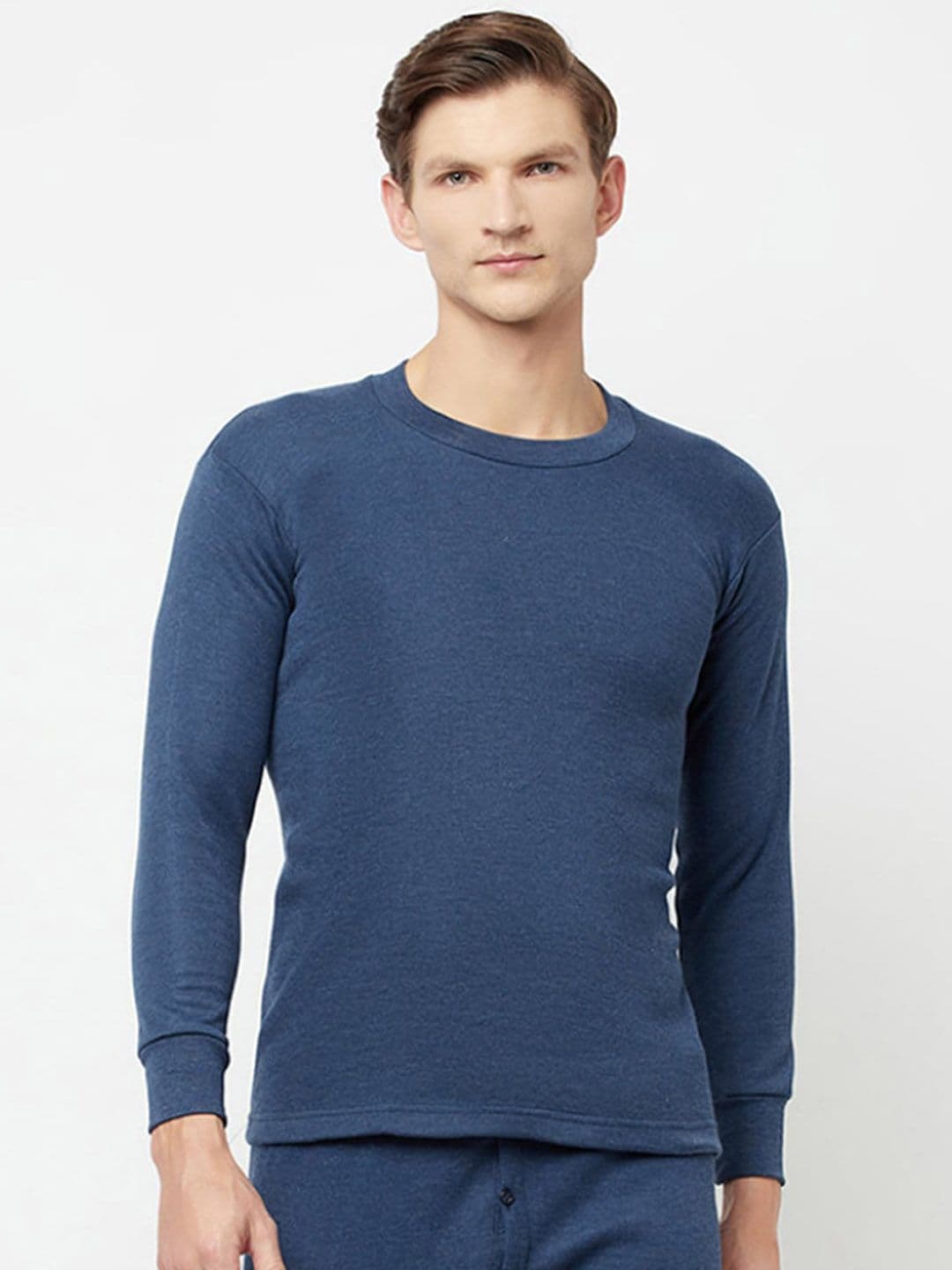 T.T. Slim Fit Round Neck Hotpot Thunder Thermal Top - view 1