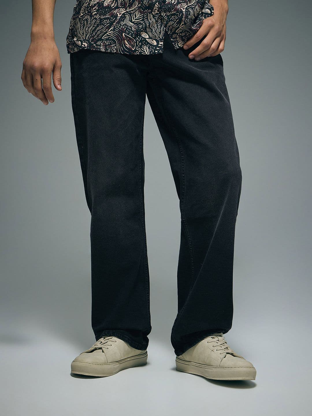Flying Machine Men Cobain90's Loose Fit Light Fade Stretchable Jeans - view 1