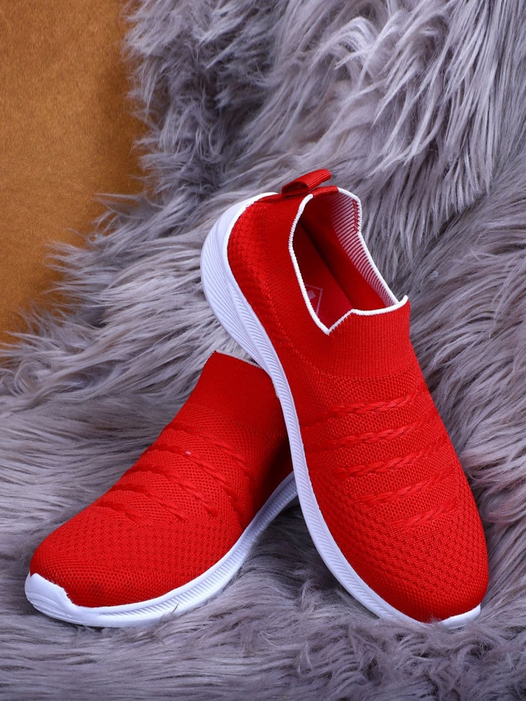 TPENT Women Textured Slip-On Running Sports Shoes - view 1