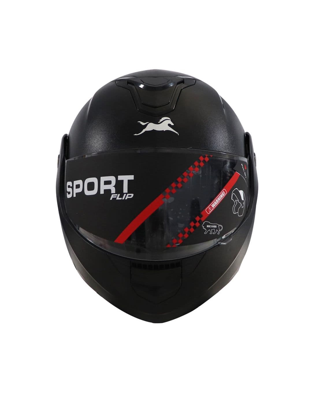 TVS Men Half Face Flip Helmet - view 1